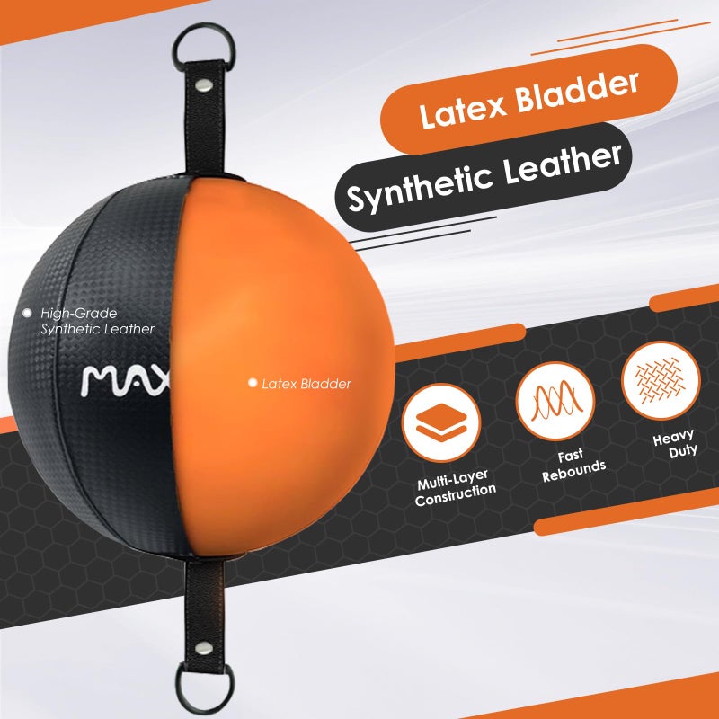 MaxxMMA Double End Ball, Pump Included - Image 4
