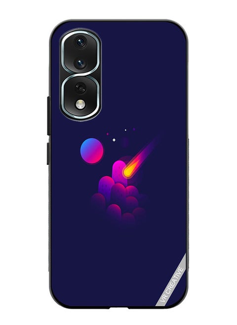 Protective Case Cover For Honor 80 Pro Space Minimalist Design Multicolour