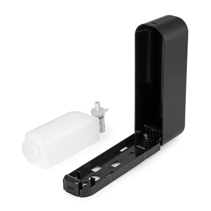 DENMARK Bathroom Soap Dispenser, Countertop, Kitchen 300ml Dholphine Plastic (Black) - Image 5