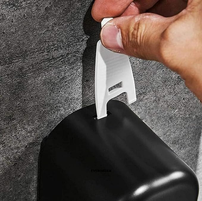 DENMARK Bathroom Soap Dispenser, Countertop, Kitchen 300ml Dholphine Plastic (Black) - Image 3