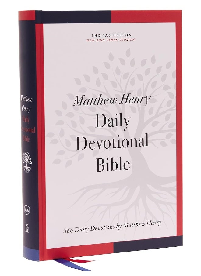 null - NKJV, Matthew Henry Daily Devotional Bible, Hardcover, Red Letter, Comfort Print: 366 Daily Devotions by Matthew Henry - Image 1