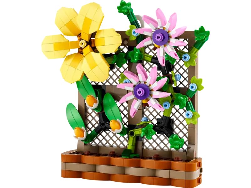 LEGO Flower Trellis Display 40683 - Spring Floral Home Decor Set with Vibrant Blooms and Trellis Detailing for Kids and Adults (440 pcs) - Image 4