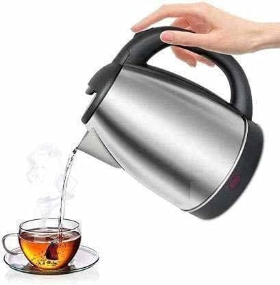 PRIMEFAIR Electric Kettle with Stainless Steel Body 2.0 liter used for boiling Water making tea and coffee, instant noodles,1500 Watt (Silver) - Image 1