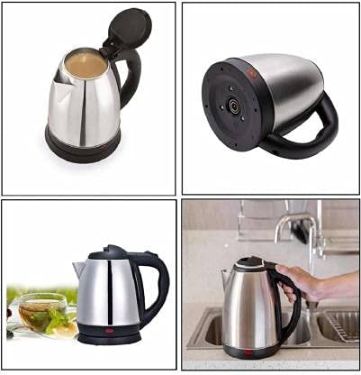 PRIMEFAIR Electric Kettle with Stainless Steel Body 2.0 liter used for boiling Water making tea and coffee, instant noodles,1500 Watt (Silver) - Image 5