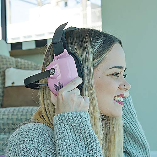 Race Day Electronics Noise-Reducing Race Scanner Headphones - Pink - High-Fidelity Sound, Comfortable Fit, RDE-058-PINK - Image 5