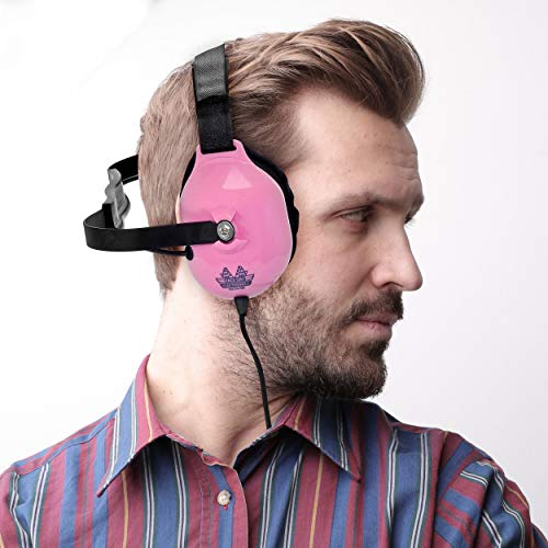 Race Day Electronics Noise-Reducing Race Scanner Headphones - Pink - High-Fidelity Sound, Comfortable Fit, RDE-058-PINK - Image 4