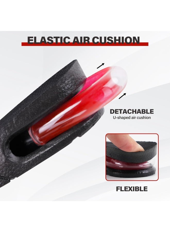 Happy Home Height Increase Insoles 3-Layer 2.75 inch Air Cushion Taller Shoes Insoles Heel Insert for Men and Women - Image 3