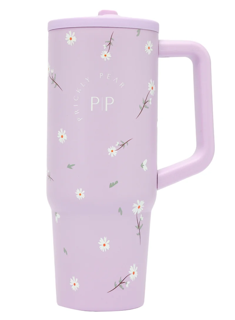 Prickly Pear Stainless Steel 30 Oz Hydrator Water Bottle 2.0 - Lilac Bloom