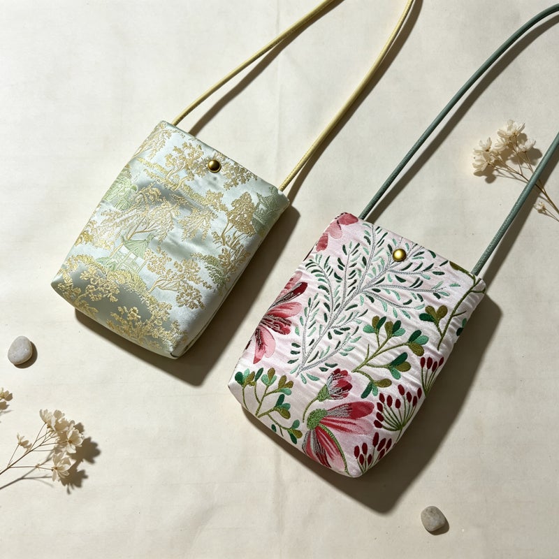 Ethnic Embroidered Crossbody Phone Bag - Image 3