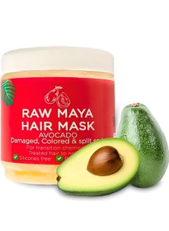 Raw African Raw Maya Hair Mask With Avocado 250gm  - Image 1