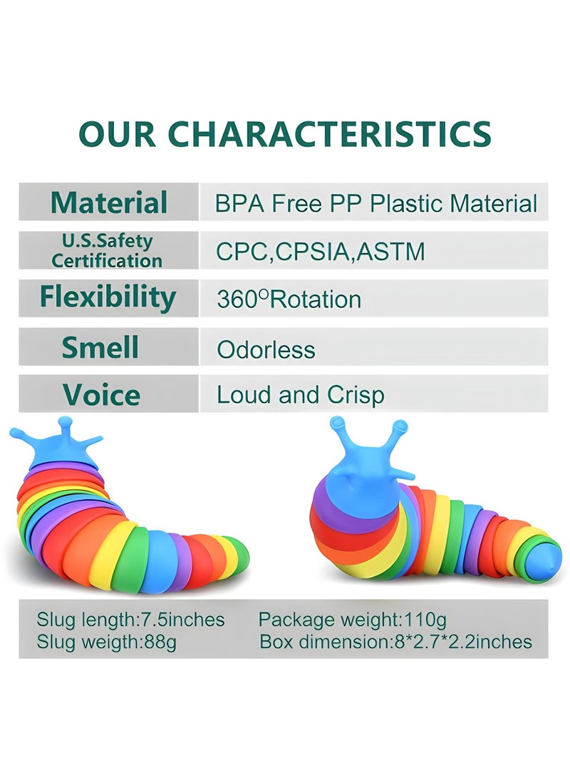 MAGIC VAULT لعبة فيدجيت سلج، مجموعة ألعاب فيدجيت، لعبة فيدجيت سلج ممتدة لاصقة مطبوعة ثلاثية الأبعاد، ألعاب حسية للأطفال والكبار، لعبة فيدجيت سلج صديقة للأطفال المصابين بالتوحد - Image 3