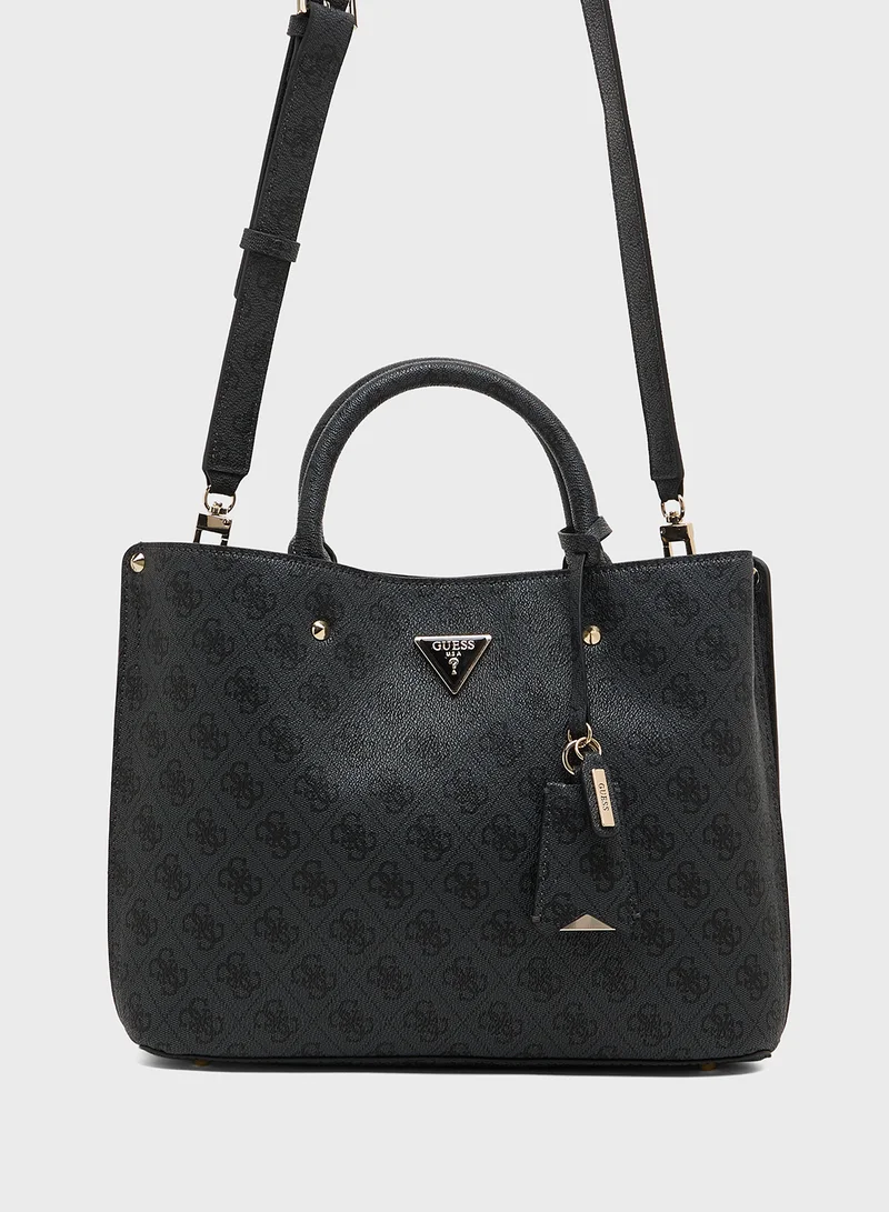 GUESS MERIDIAN II GIRLFRIEND SATCHEL
