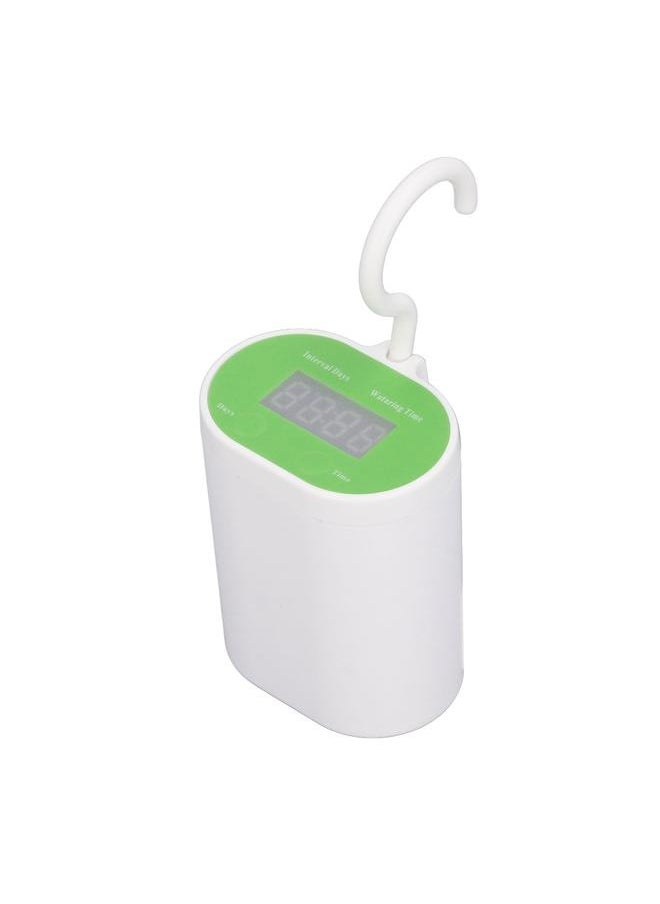 NIBEMINENT - Automatic Watering System ABS Indoor Self Watering Irrigation Kit with Timer for Potted Plants Green and White Drip - Image 1