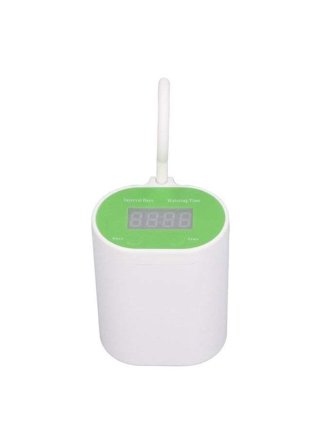 NIBEMINENT - Automatic Watering System ABS Indoor Self Watering Irrigation Kit with Timer for Potted Plants Green and White Drip - Image 1