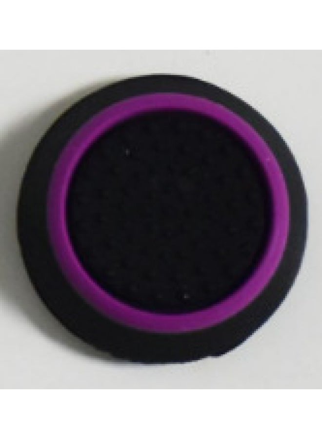 PS4 Rocker Cap XBOX PS5 Rocker Cap Game Luminous Silicone Cap Two-color Game Universal Handle Button-Product Color:(10) Black Background Powder Circle - Image 1