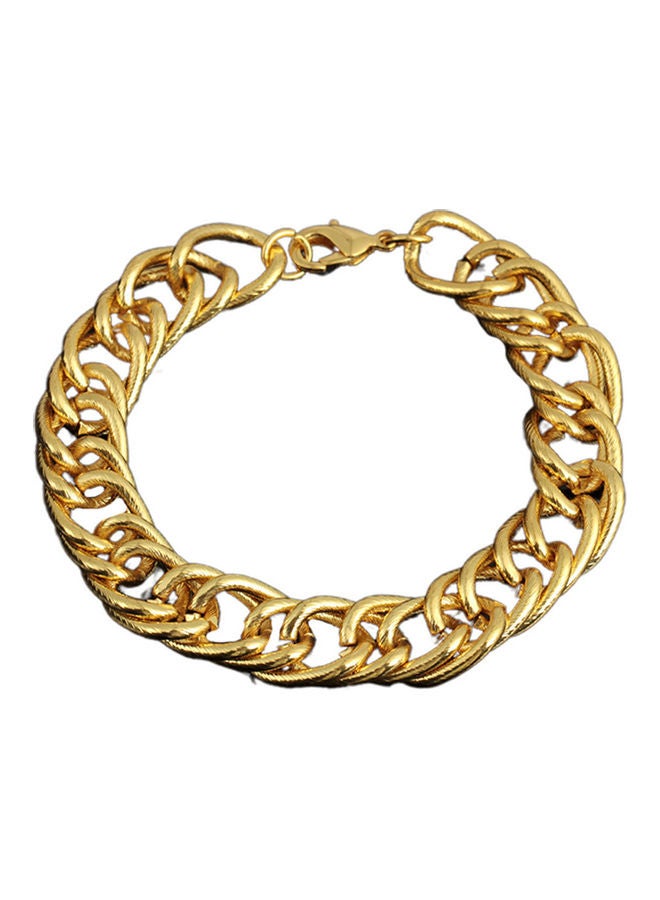 Fishbone Thick Link Chain Bracelet - Image 1