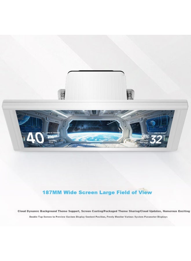 Thermalright Trofeo Vision 360 Argb White Liquid Cooler With 6.86-inch Magnetic Screen Tv360 Argb White - Image 3
