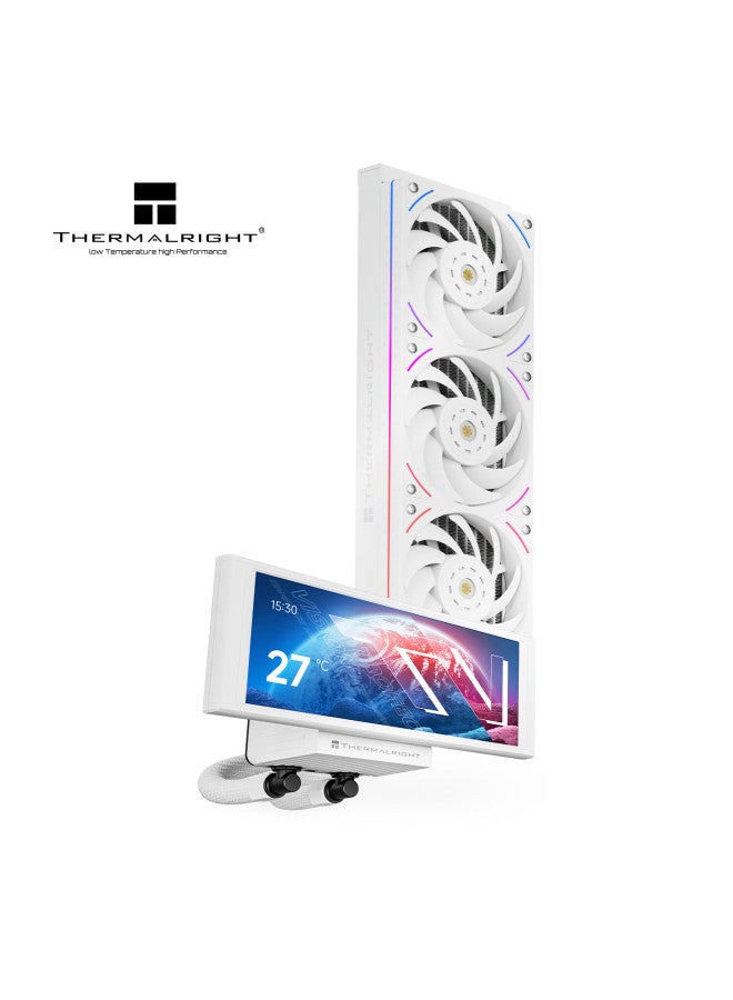 Thermalright Trofeo Vision 360 Argb White Liquid Cooler With 6.86-inch Magnetic Screen Tv360 Argb White - Image 1