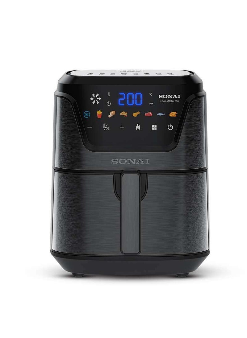 Sonai - Cook Master Pro Digital Air Fryer, 7 Liter, 2000 Watt, Black - MAR-711-B - Image 1