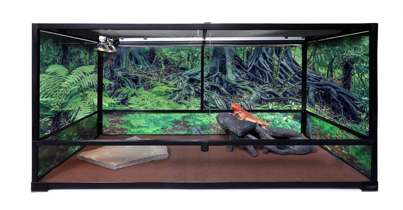 CAROLINACUSTOMCAGES Carolina Custom Cages Reptile Carpet, Walnut 24" x 48", Two Sheets - Image 2