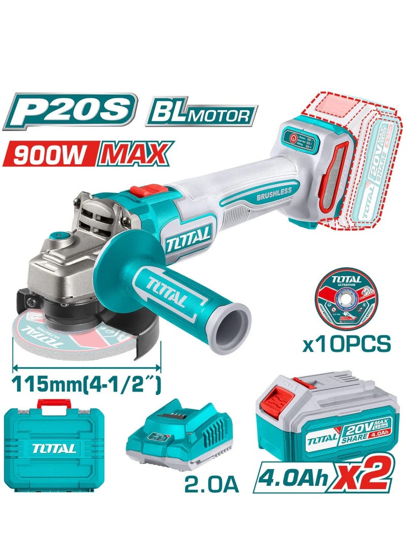 صاروخ بطاريه 5.4 بوصه بدون رشبون مع 2 بطاريه 4 ام .بي شنطه بلاستيك - TAGLI211542 - Total