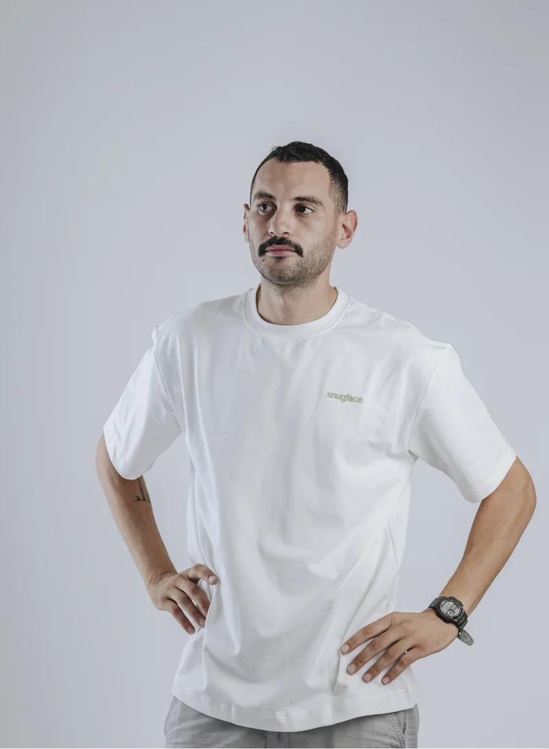 Snugface Snugface The Basic Oversized Tshirts, White, SF15-4WHT, Size-M