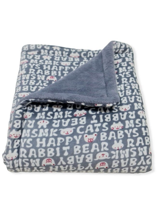 Brandonn New Born Baby Blankets All Season Fluffy 3 Layered Wrapping Sheet For Baby Boys And Baby Girls, 87 Cm X 70 Cm, (0-6 Months) (Flannel/Fur & Velvet, Lightweight) - Image 1