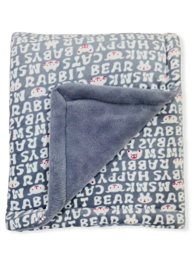 Brandonn New Born Baby Blankets All Season Fluffy 3 Layered Wrapping Sheet For Baby Boys And Baby Girls, 87 Cm X 70 Cm, (0-6 Months) (Flannel/Fur & Velvet, Lightweight) - Image 3