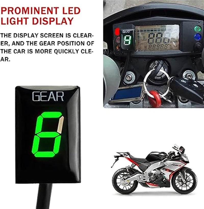 Vuzmode Motorcycle Gear Display Indicator - Image 3