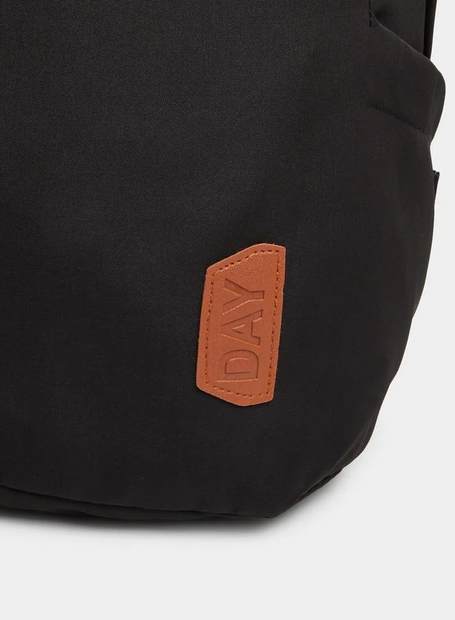 Styli Styli Unisex Black Backpack with Side Pocket