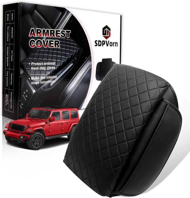 SDPVorn Armrest Cover for Jeep Wrangler JL 2018-2025 - Image 1