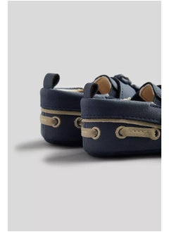 mothercare Blue Baby Boat Shoes  - Image 4