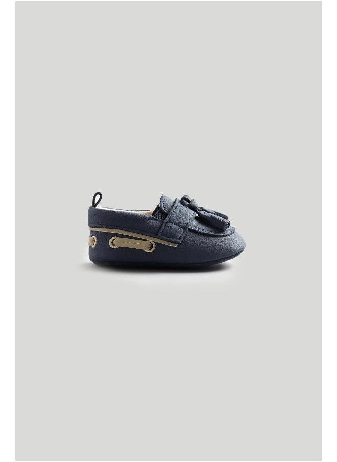 mothercare Blue Baby Boat Shoes  - Image 5
