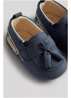 mothercare Blue Baby Boat Shoes  - Image 2