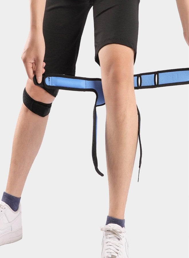 iStabo Patella Knee Brace for Women & Men, Patellar Tendon Support Strap for Running, Basketball, Tennis, Gym, Relief for Meniscus Tear, Arthritis, Injury Recovery (1, Black) - Image 2