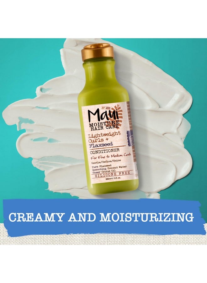 MAUI MOISTURE Maui Moisture Lightweight Curls + Flaxseed Conditioner, Conditioning, Paraben Free, Silicone Free, 13 Fl Oz  - Image 4