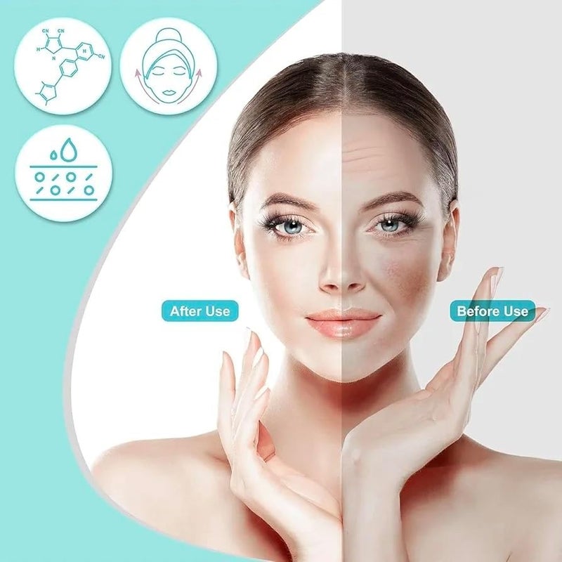 Derma Stamp, Beard Growth Micro Elegant Pen for Hair and Beard Growth, Lightweight, Micro Needle Stamp 0-3 Mm, 140 Grade A Titanium Needles, Dermastamp Adjustable - Image 5