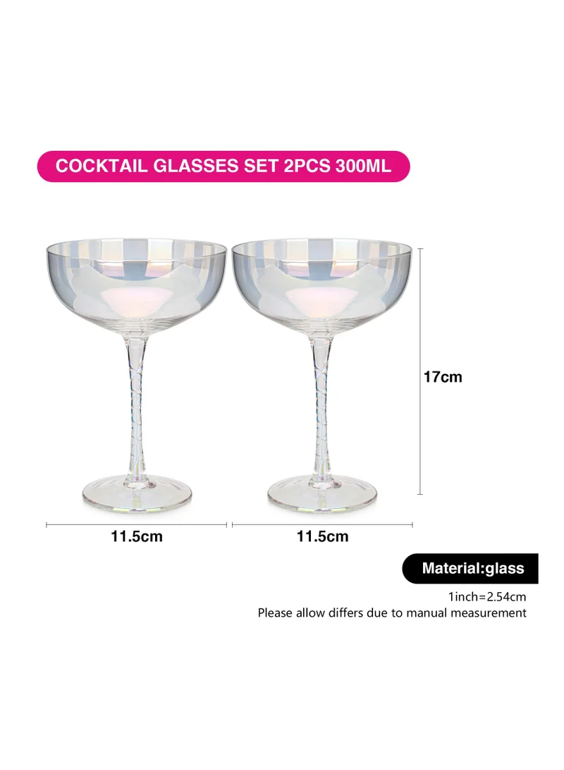 Fissman Cocktail Glass Set of 300ml/2pc