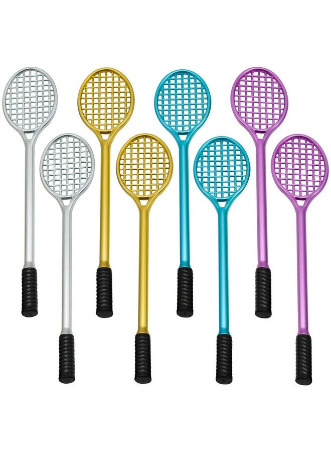 مايداهوي 12 قطعة من أقلام جل مضرب التنس، أقلام كاواي لطيفة، أقلام إكسسوارات رياضية مبتكرة، حبر أسود للأولاد والبنات المتحمسين للرياضة - Image 1