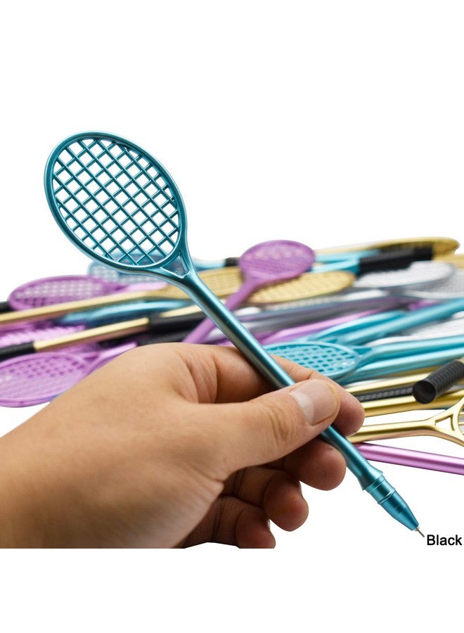 مايداهوي 12 قطعة من أقلام جل مضرب التنس، أقلام كاواي لطيفة، أقلام إكسسوارات رياضية مبتكرة، حبر أسود للأولاد والبنات المتحمسين للرياضة - Image 5