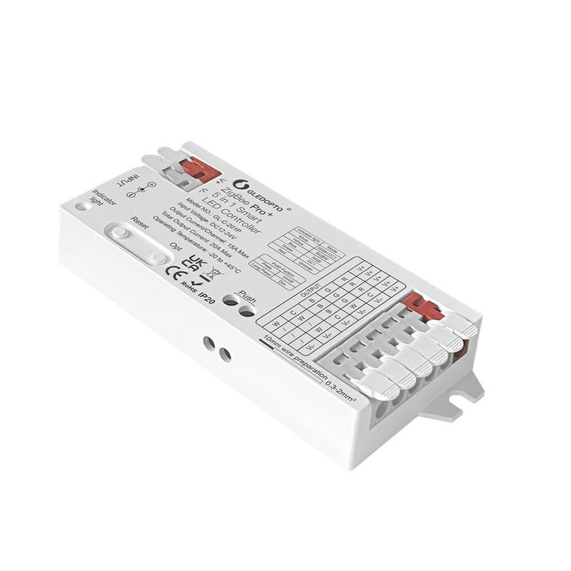 protium 5in1 Zigbee LED Controller for Single Color, CCT, RGB, RGBW and RGB+CCT Strips - Image 1