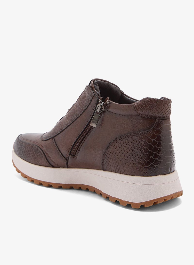 روبرت وود سنيكرز كاجوال أنيق عالي الرقبة - Image 3