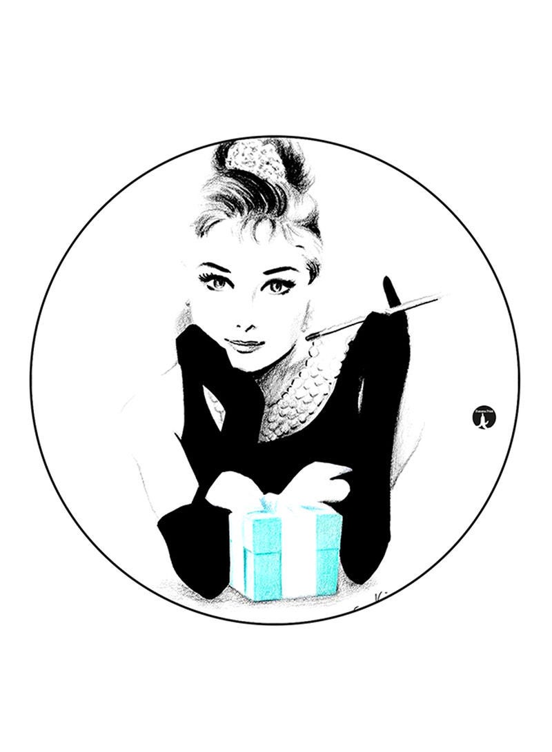 RKN Audrey Hepburn Printed Fridge Magnet Multicolour - Image 1