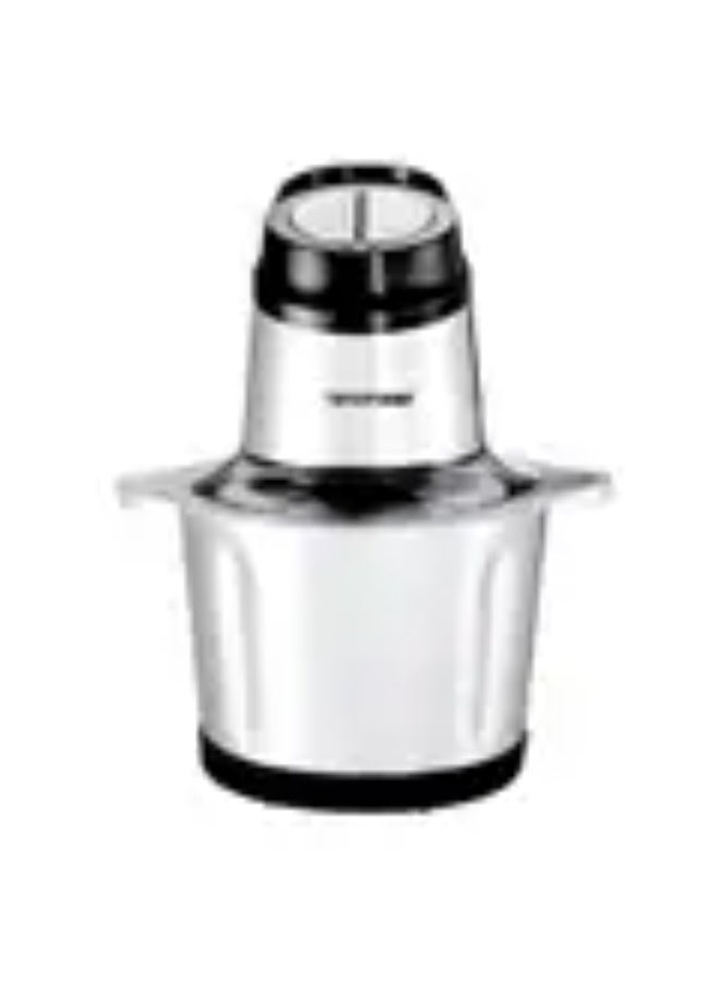 Starget Stargate Food Processor, 1200 Watts, 4 Liters, 2 Speeds, ST-660 - Silver - Image 1