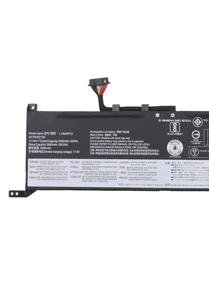 Terabyte بديل بطارية اللابتوب L19M4PC0 5B10W86196 L19C4PC0 5B10W86195 L19M4PC1 5B10W86192 L19C4PC1 5B10W86194 لسلسلة 5P-15IMH05 5-15IMH05 5-15ARH05 (15.44V 60Wh) - Image 2