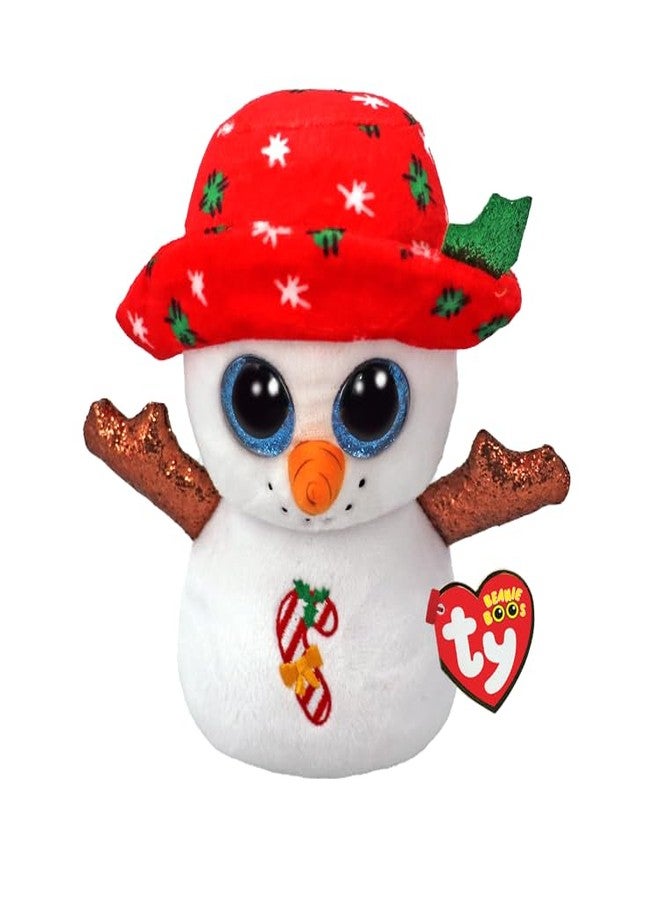 Ty Beanie Boo BRRRNIE The Christmas Snowman - 6"
