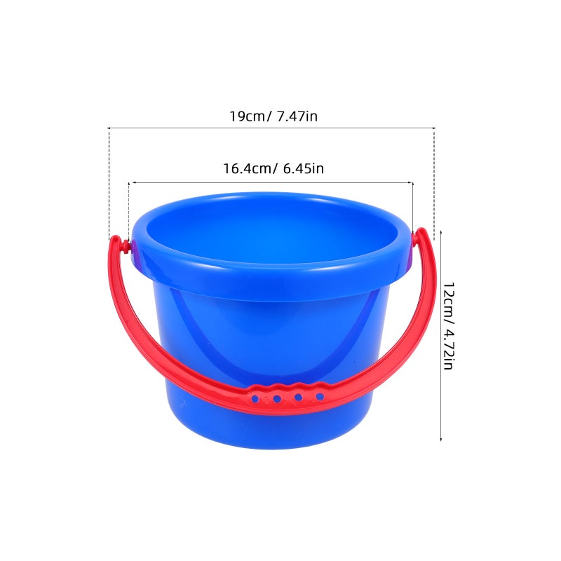 Pail Outdoor Beach Sand Bucket Seaside Sand Bucket with Handle - Image 2