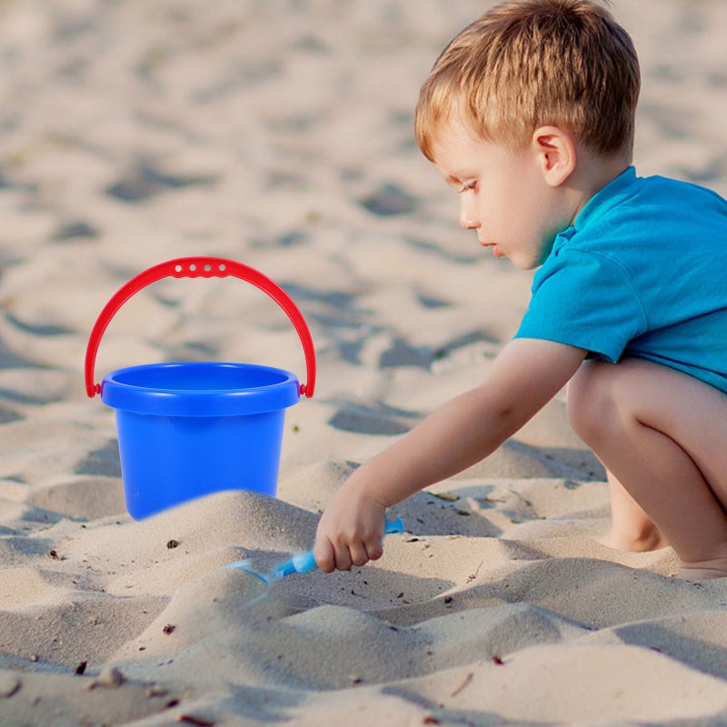 Pail Outdoor Beach Sand Bucket Seaside Sand Bucket with Handle - Image 5