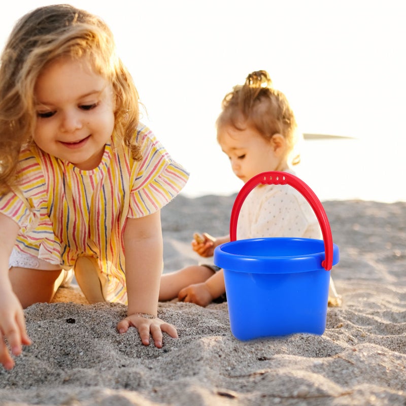 Pail Outdoor Beach Sand Bucket Seaside Sand Bucket with Handle - Image 3