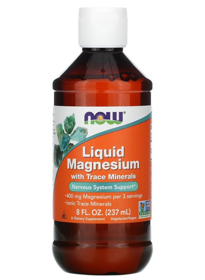 now Liquid Magnesium with Trace Minerals 8 fl oz (237 ml)
